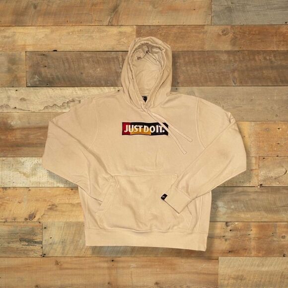 Vintage Nike Just Do It Embroidered Patch Logo Size Small Pullover Sweatshirt - Picture 4 of 5